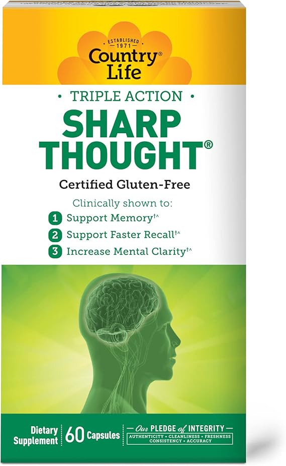 Country Life SHARP THOUGHT 60CT 60 Capsule