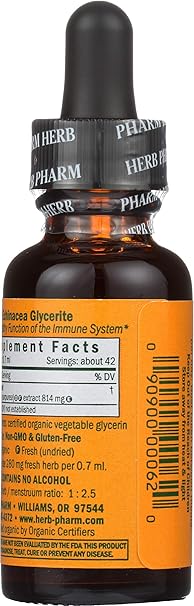 Herb Pharm ECHINACEA ALCOHOL-FREE 1 oz