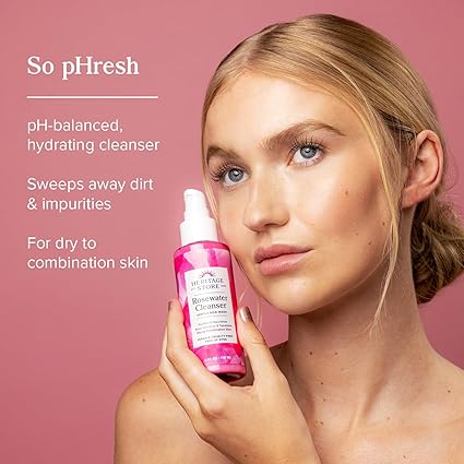 Heritage Store Rosewater Cleanser 4floz