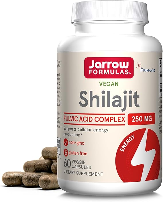 Jarrow Formulas Shilajit 250 mg 60 Veggie Caps