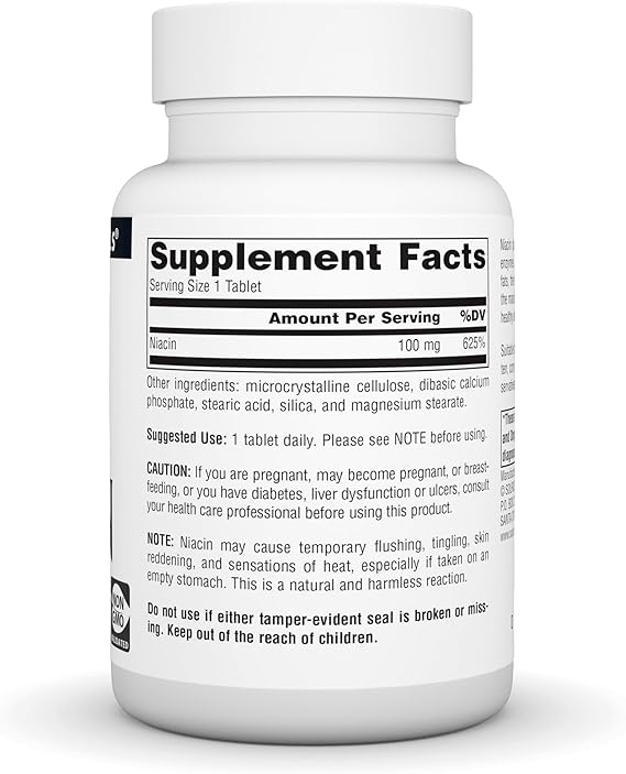 SOURCE NATURALS NIACIN 100MG 250T