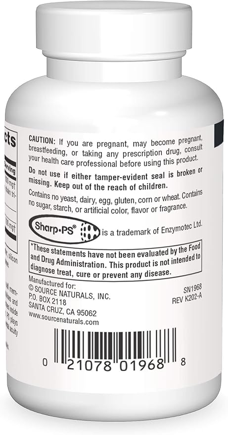 Source Naturals Phoshatidyl Serine Matrix 500 mg 60 Soft Gels