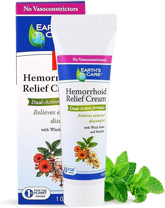 Earth's Care Hemorrhoid Relief Cream