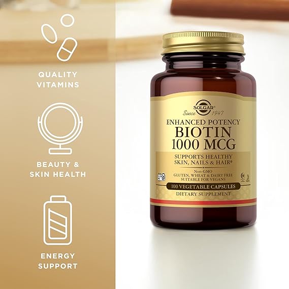 Solgar Biotin 1000 mcg Vegetable Capsules 100V cap