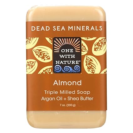 ONE WITH NATURE ALMOND BAR SOAP 7OZ