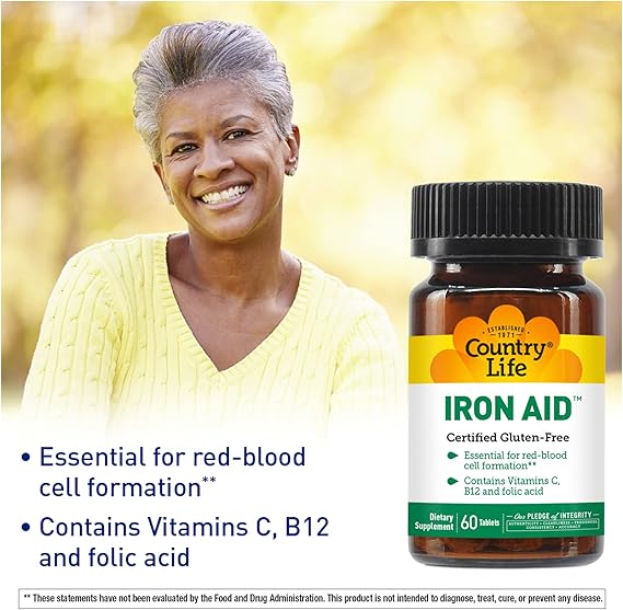 Country Life IRON-AID 60 Tablet