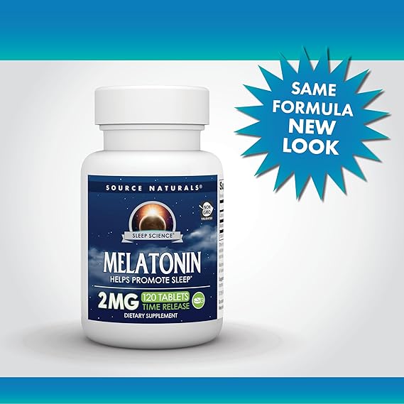 SOURCE NATURALS TIME RELEASE MELATONIN 2.0 MG 240 TABS