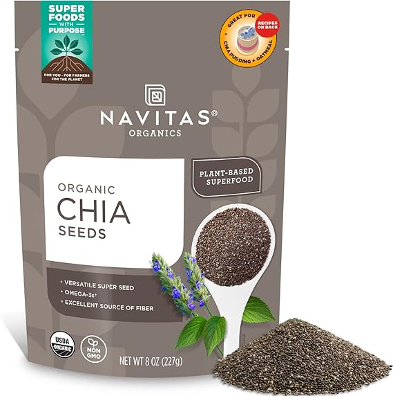 NAVITAS ORGANICS CHIA seeds 8 oz