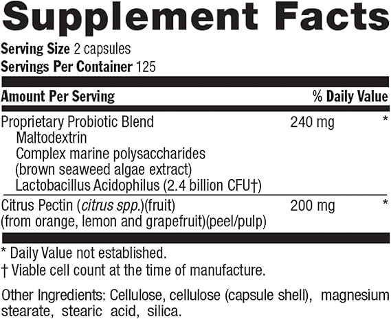 Country Life DAIRY FREE ACIDOPHILUS 250 Vegicaps