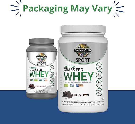 Garden of Life Sport Grass Fed Whey Chocolate 690g POWDER