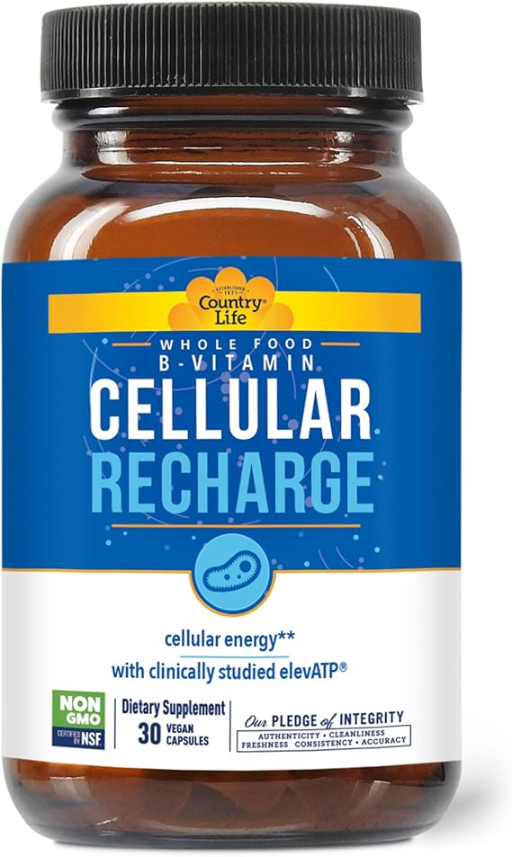 Country Life WHOLE FOOD CELLULAR RECHARGE 30 Capsule