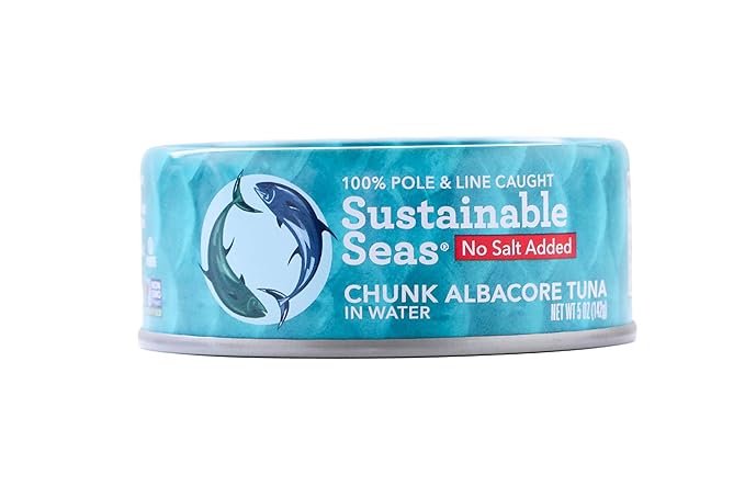 SUSTAINABLE SEAS Chunky Albacore, No Salt 5 OZ