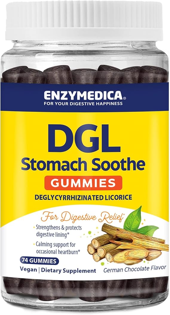 DGL Stomach Soothe Gummies 74 Gummies