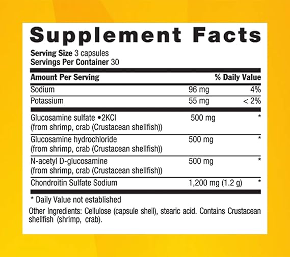 Country Life GLUCOSAMINE CHONDROITIN 90 Vegicaps