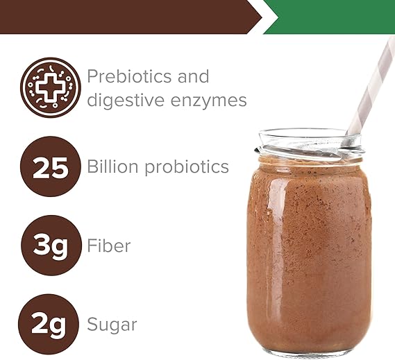 Green Vibrance Chocolate Coconut 25 billion CFU Powder