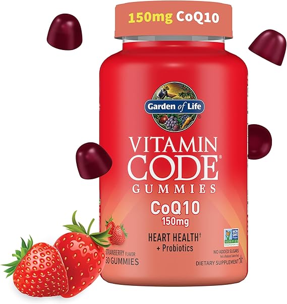 Garden of Life Vitamin Code CoQ10 Strawberry 60ct GUMMY