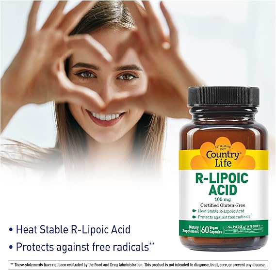 Country Life R-LIPOIC ACID 100MG 60 Vegicaps