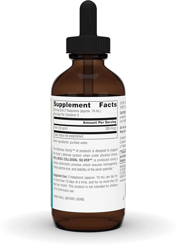 SOURCE NATURALS WELLNESS COLLOIDAL SILVER 30PPM 2OZ