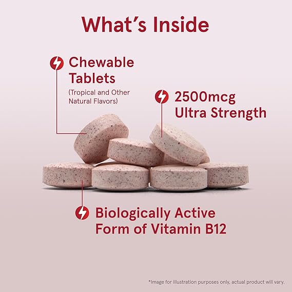 JARROW Vegan Methyl B-12 2500 mcg Tropical Flavor