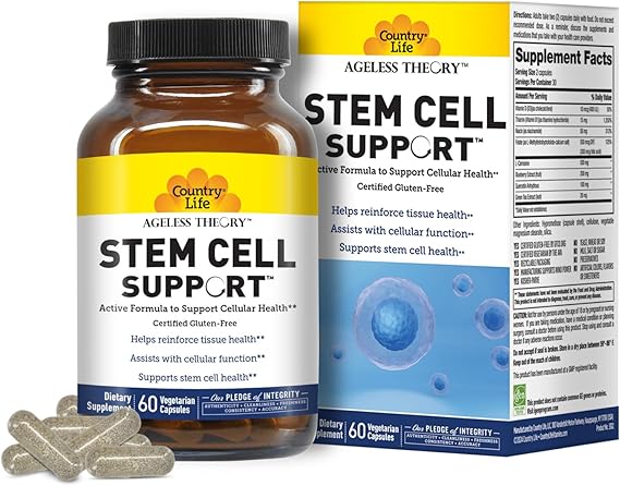 Country Life STEM CELL SUPPORT 60 Vegicaps