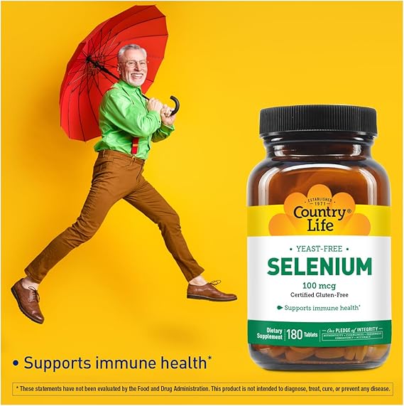 Country Life SELENIUM 100MCG 180 Tablet