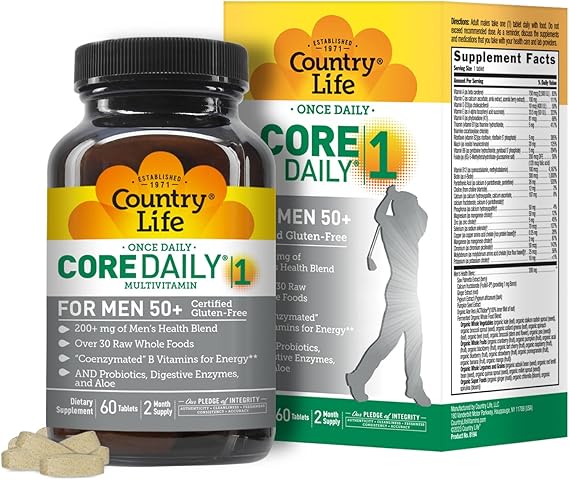 Country Life CORE DAILY 1 MEN'S 50+ 60 Tablet