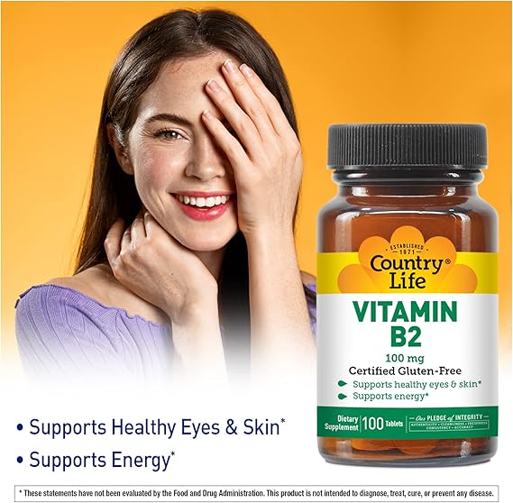 Country Life VITAMIN B-2 100MG 100 Tablet