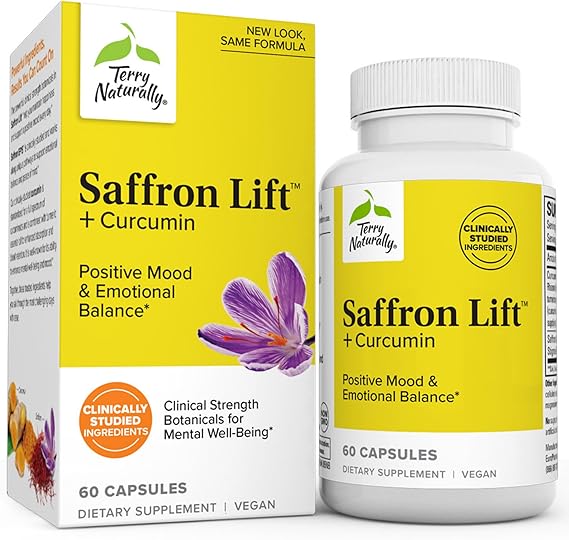 Terry Naturaly Saffron Lift + Curcumin Positive Mood 60 Capsules