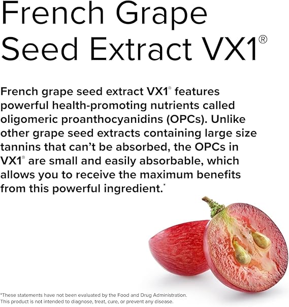 Clinical OPC Grape Seed Extract 60 Softgels