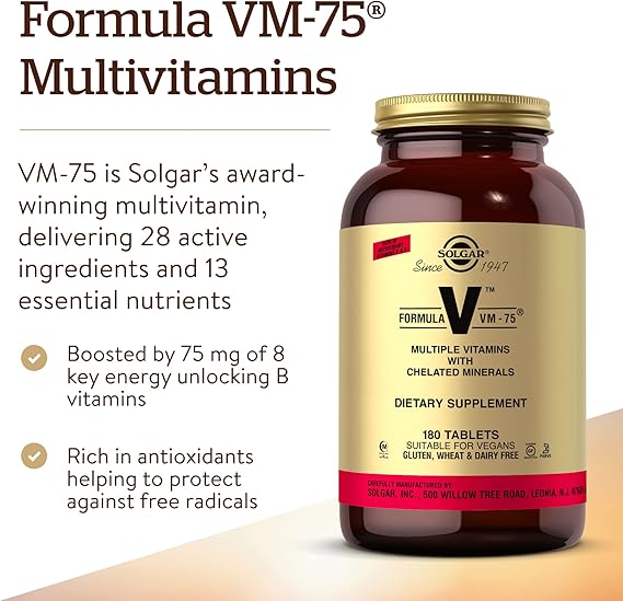 Solgar Formula VM-75® Tablets 180tablet