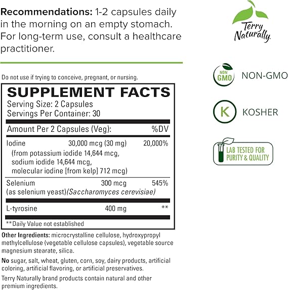 Thyroid Care Plus with Selenium Metabolic Function 60 Caps