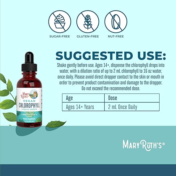 Mary Ruth's Vegan Liquid Chlorophyll Drops (2 oz)