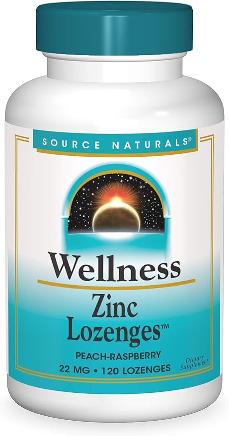 SOURCE NATURALS WELLNESS ZINC LOZENGE 23MG 120T