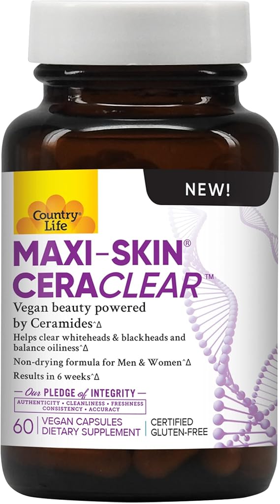 Country Life MAXI-SKIN CERACLEAR 60 Capsule