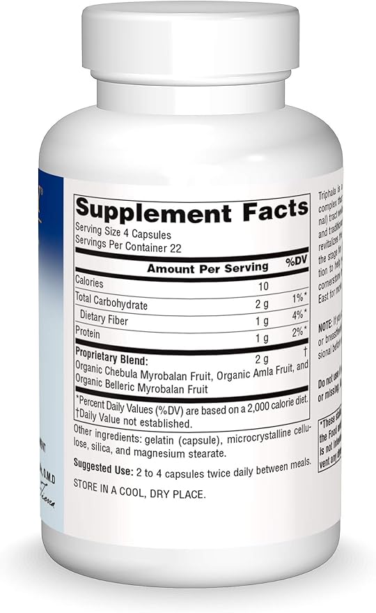 Source Naturals Triphala GI Track Wellness 500 mg 180 Capsules