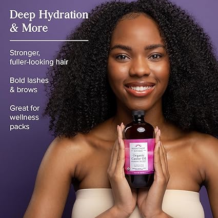 Heritage Store ORG Castor Oil 16floz