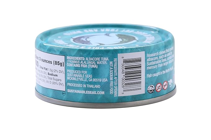SUSTAINABLE SEAS Chunky Albacore, No Salt 5 OZ