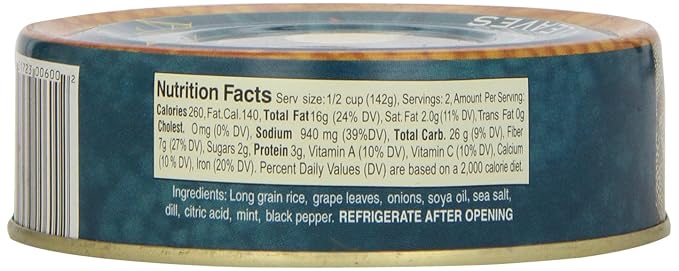 DIVINA Dolmas, Stuffed Grape Leaves 12/7 OZ