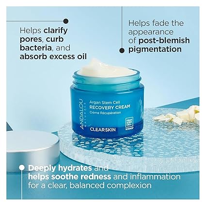 Crema reparadora con células madre de argán de Andalou Naturals