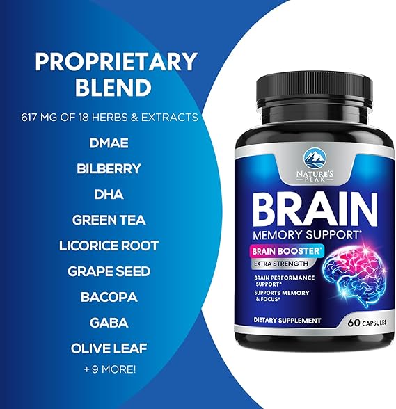 Memory & Focus Brain Support 60 Capsules