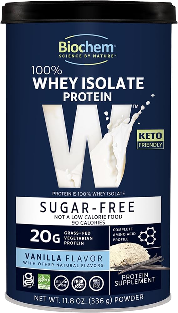 Biochem 100% WHEY SUGARFREE VANILLA 11.8 Powder