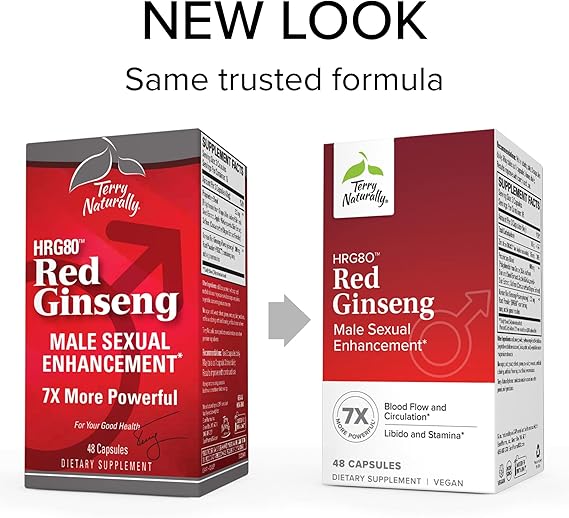 Red Ginseng HRG80 Male Sexual Enhancement 48 Capsules
