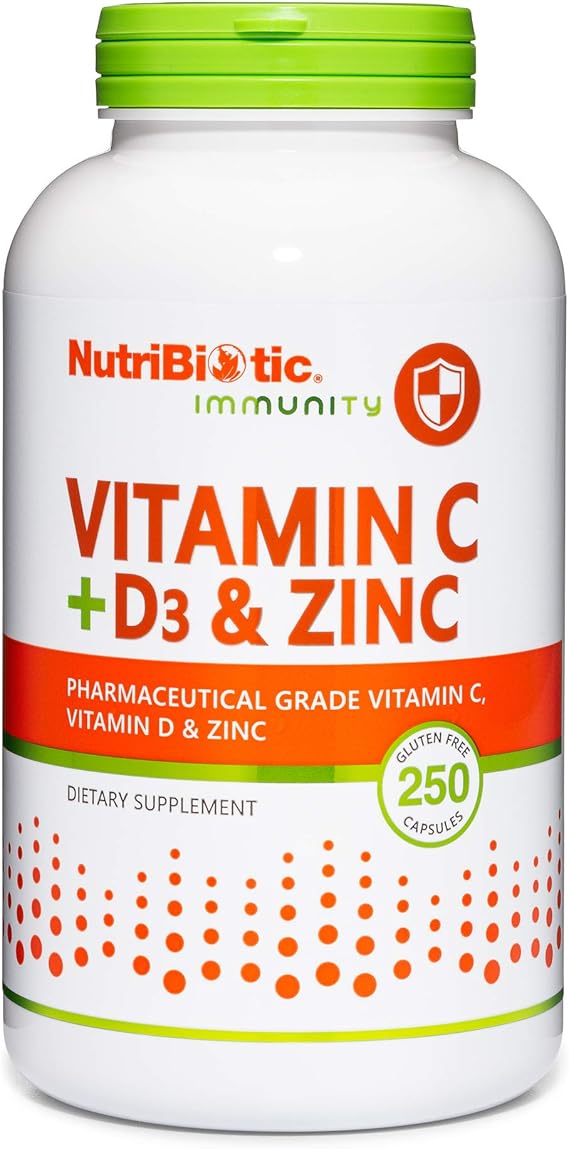 NutriBiotic Vitamina C+D3 y Zinc