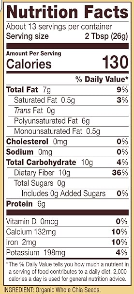 BOB`S RED MILL Chia Seeds 12 OZ