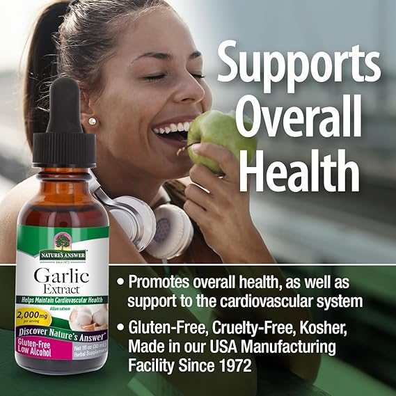 NATURE'S ANSWER GARLIC 1OZ