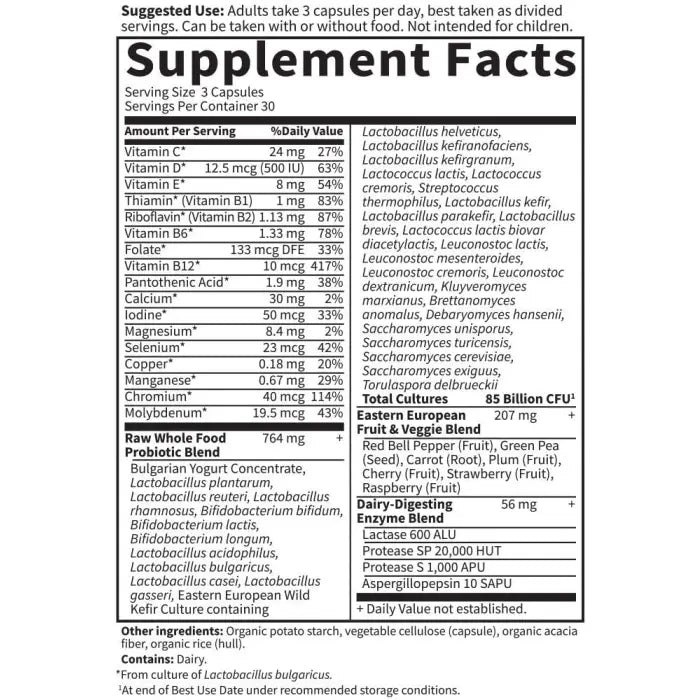 Garden of Life Raw Probiotics Women COOLER 90ct CAPSULES