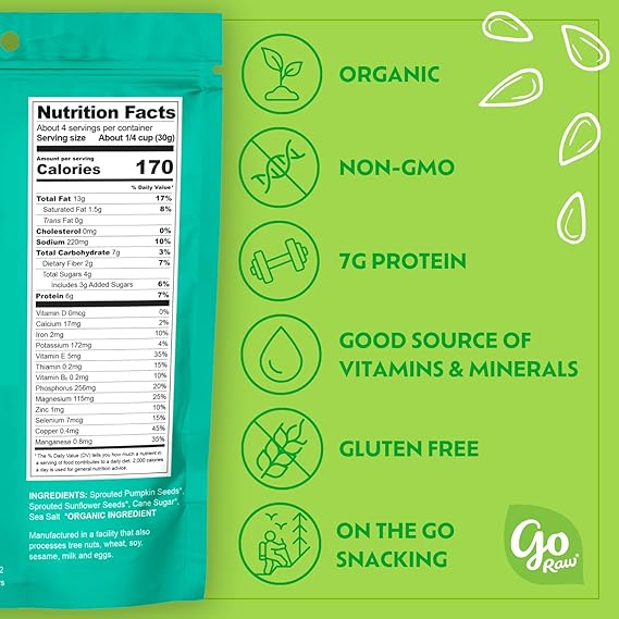 GO RAW Sweet & Salty Kettle 4 OZ