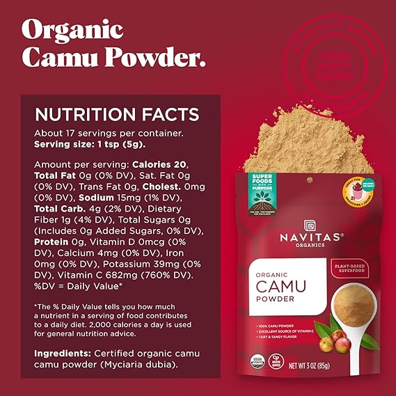 Navitas Organics Camu Camu Berry Powder