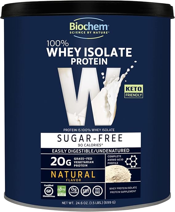 Biochem 100% WHEY SUGARFREE NATURAL 24.6 Powder