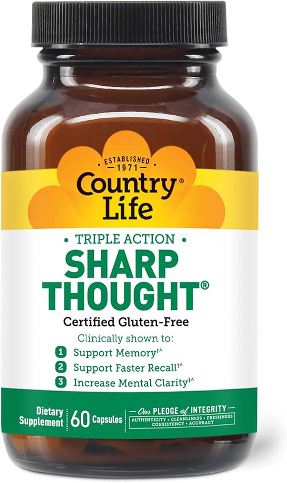 Country Life SHARP THOUGHT 60CT 60 Capsule